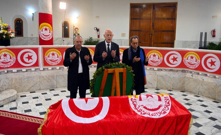 Commémoration du 72e anniversaire de l’assassinat du leader syndicaliste Farhat Hached