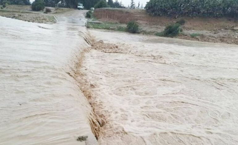 Tunisie – Pluies torrentielles à Nefza : des maisons inondées, la protection civile en alerte