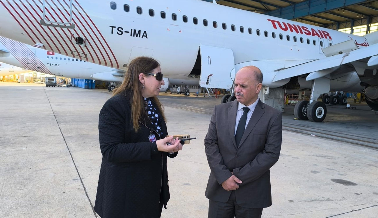 En visite à l’aéroport Tunis-Carthage, Rachid Amri accélère la cession des avions hors service