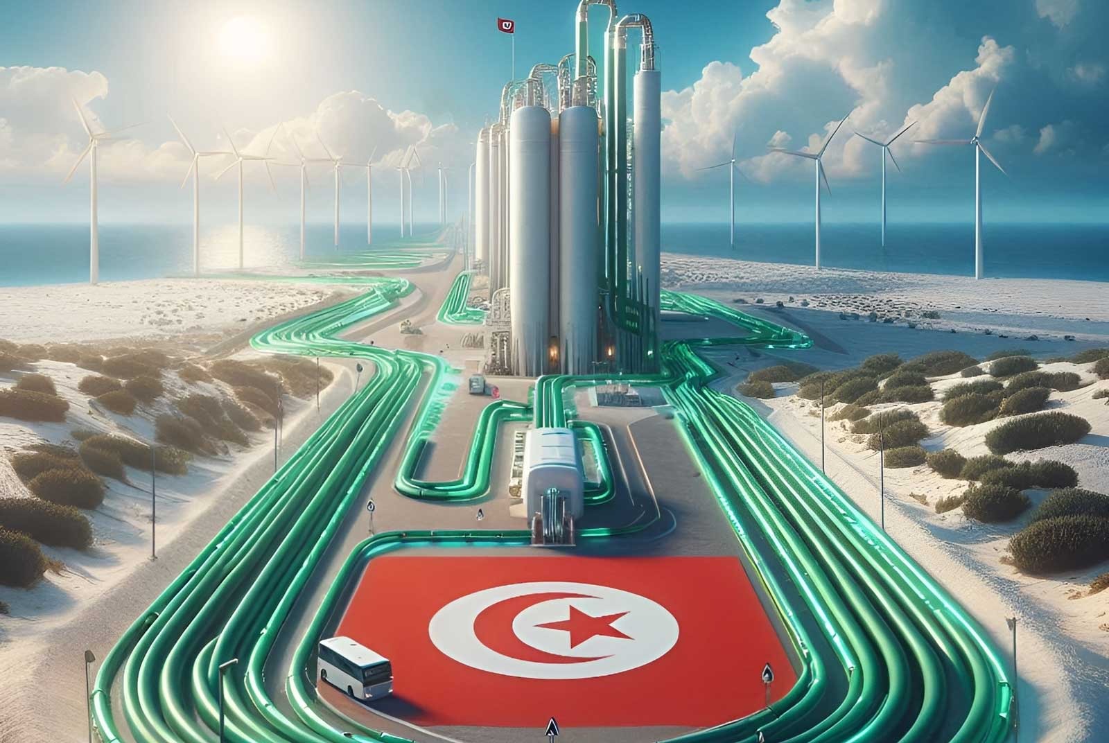 Stratégie nationale pour le développement de l’Hydrogène vert  en Tunisie: Faire partie de la dorsale  hydrogène européenne