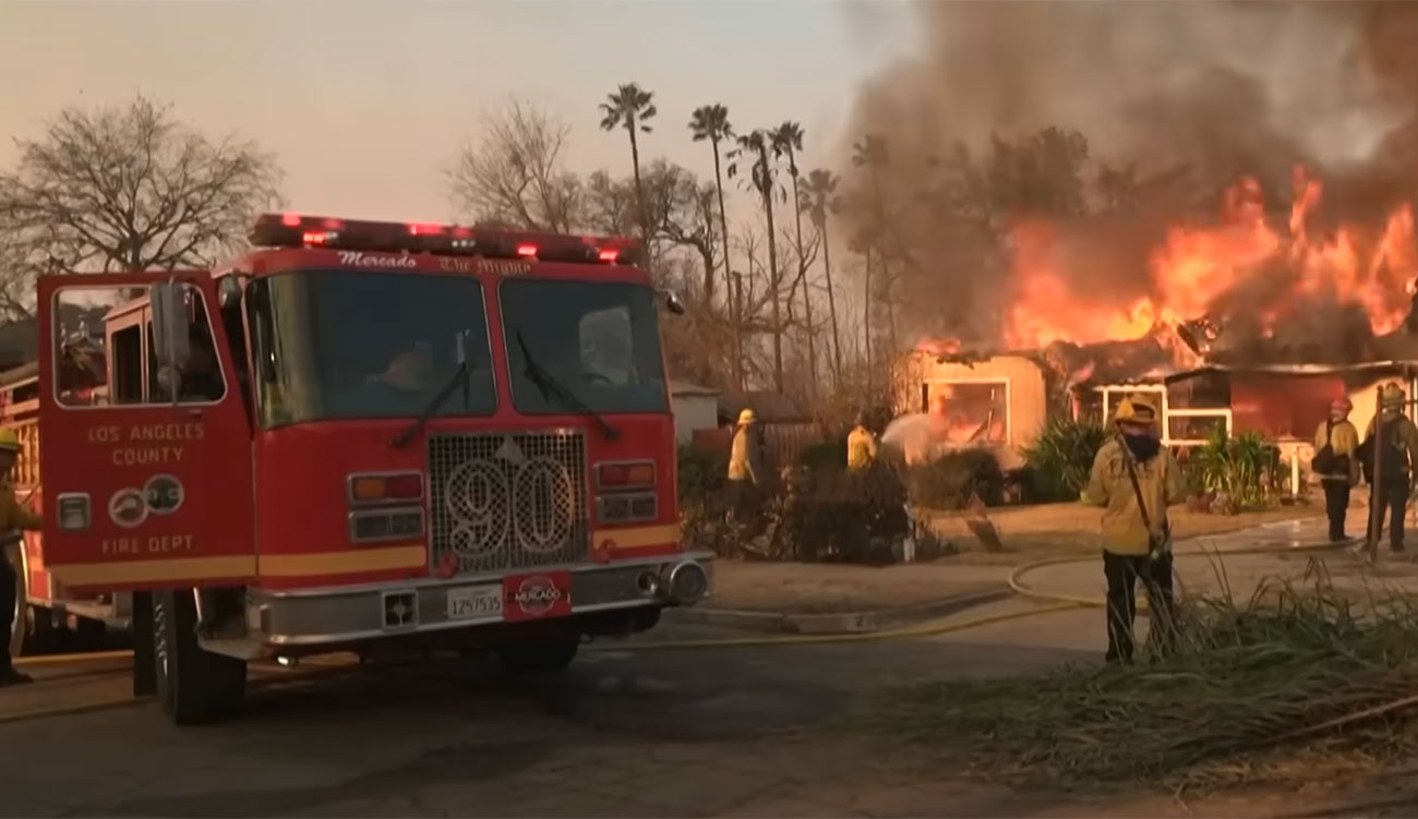 Les prisonniers, en première ligne contre les incendies en Californie