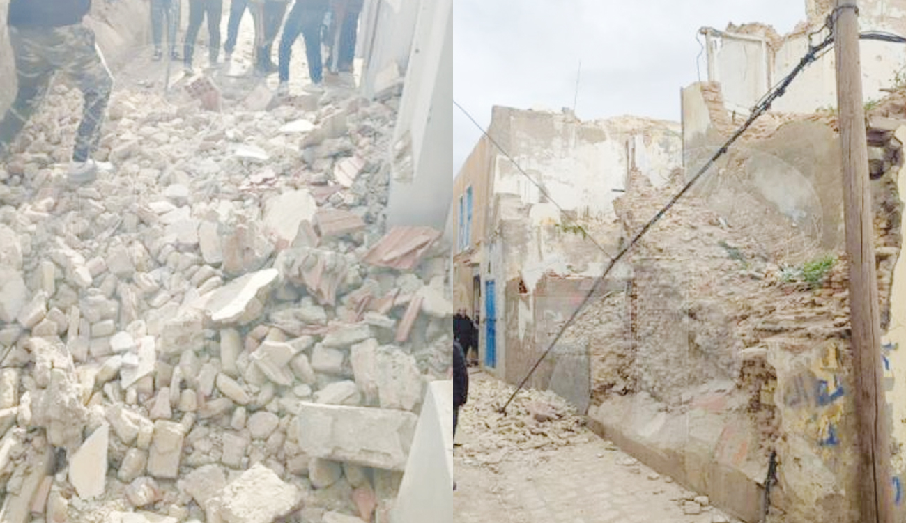 Tunisie : Effondrement d’une maison abandonnée dans la médina de Kairouan, une femme blessée sur le coup