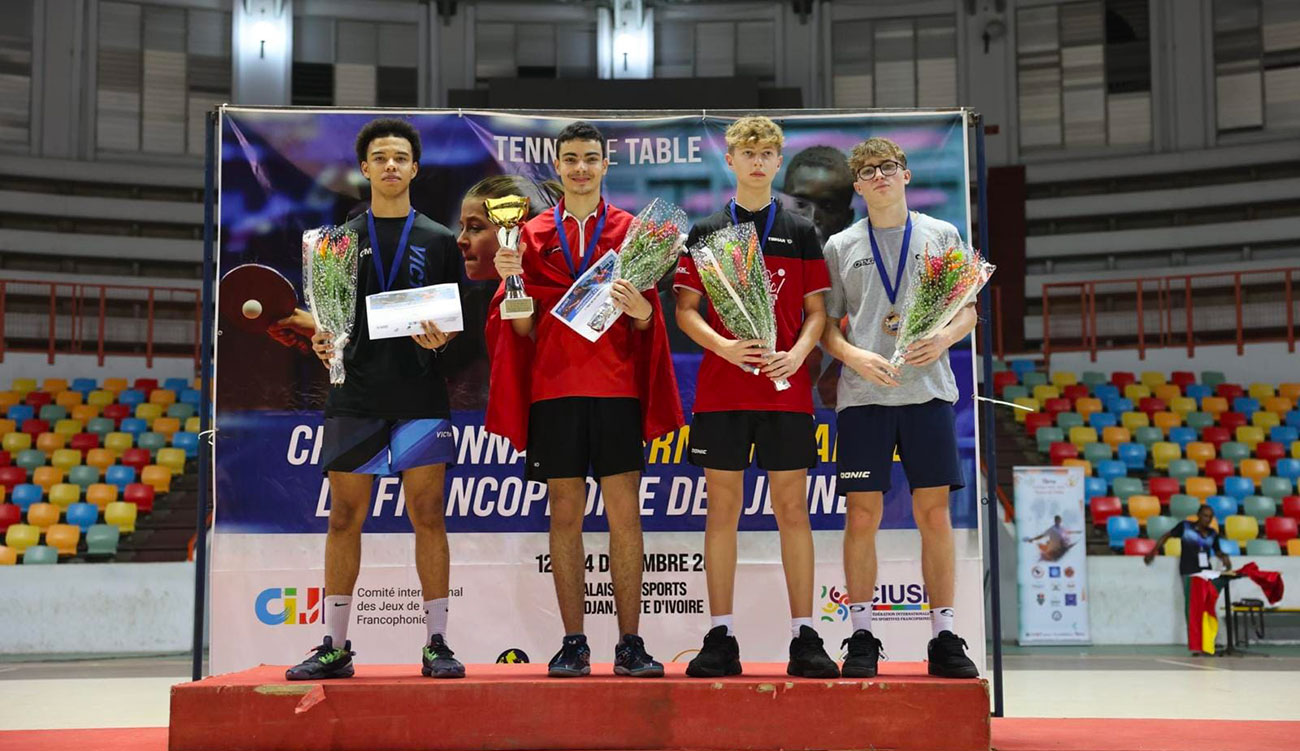 Tennis de Table – Tournois des jeunes à partir d’aujourd’hui : Se mesurer au gotha mondial