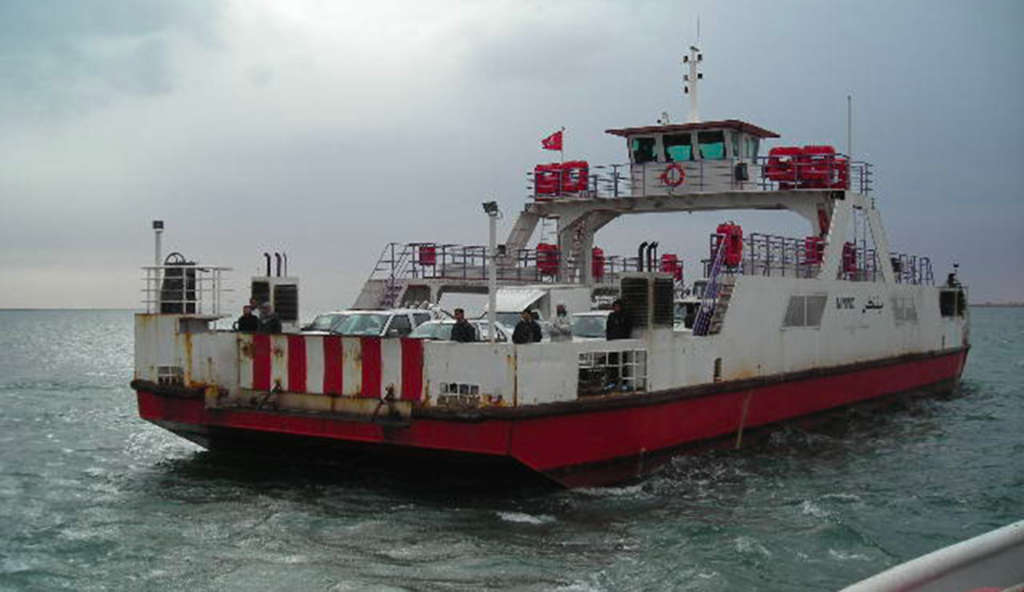 Djerba : Suspension temporaire du service des bacs en raison des vents violents