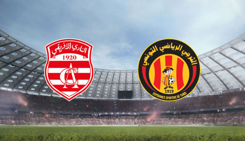 Mi-temps au derby de Tunis : L’Espérance et le Club Africain dos à dos, 1-1