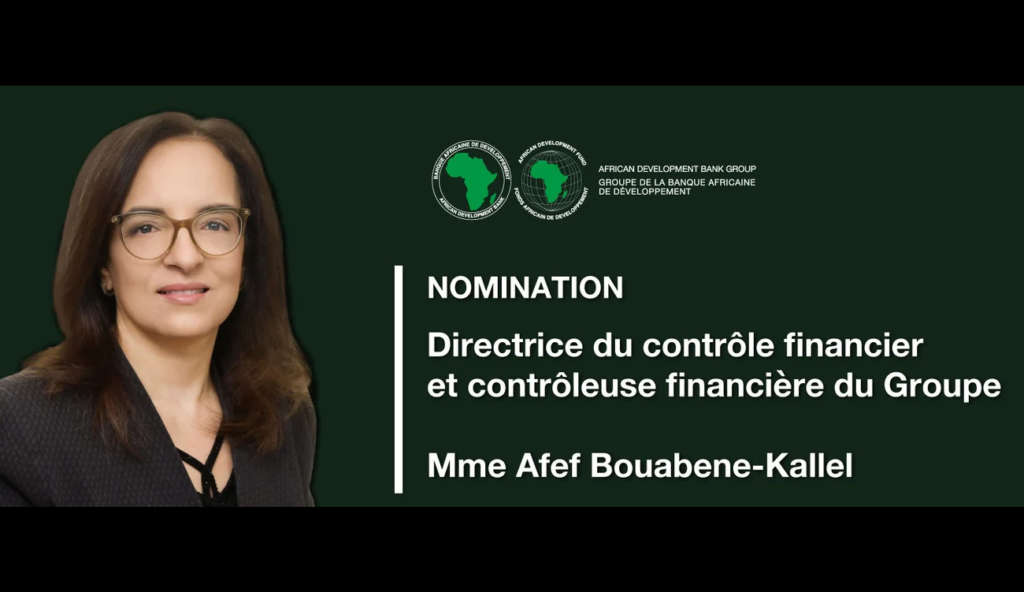 Une Tunisienne aux commandes du contrôle financier de la BAD