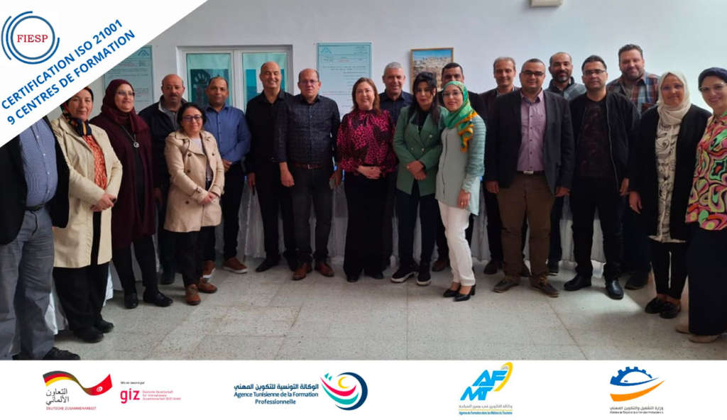 Révolution Qualité dans la Formation professionnelle en Tunisie : Une Première Certification ISO 21001 de neuf centres publics en Marche