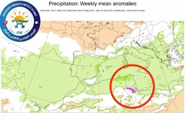 La Tunisie, l’Algérie et le Maroc sous l’effet d’une dépression atmosphérique en mai