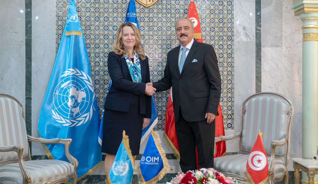 La Directrice générale de l’OIM en visite de travail de deux jours : Convergence de vues entre la Tunisie et l’OIM