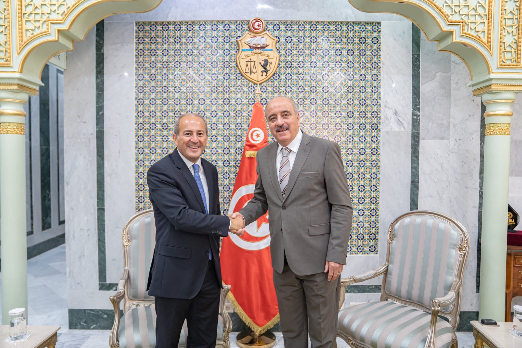 Le ministre des AE reçoit l’Ambassadeur libanais à l’occasion de la fin de sa mission en Tunisie