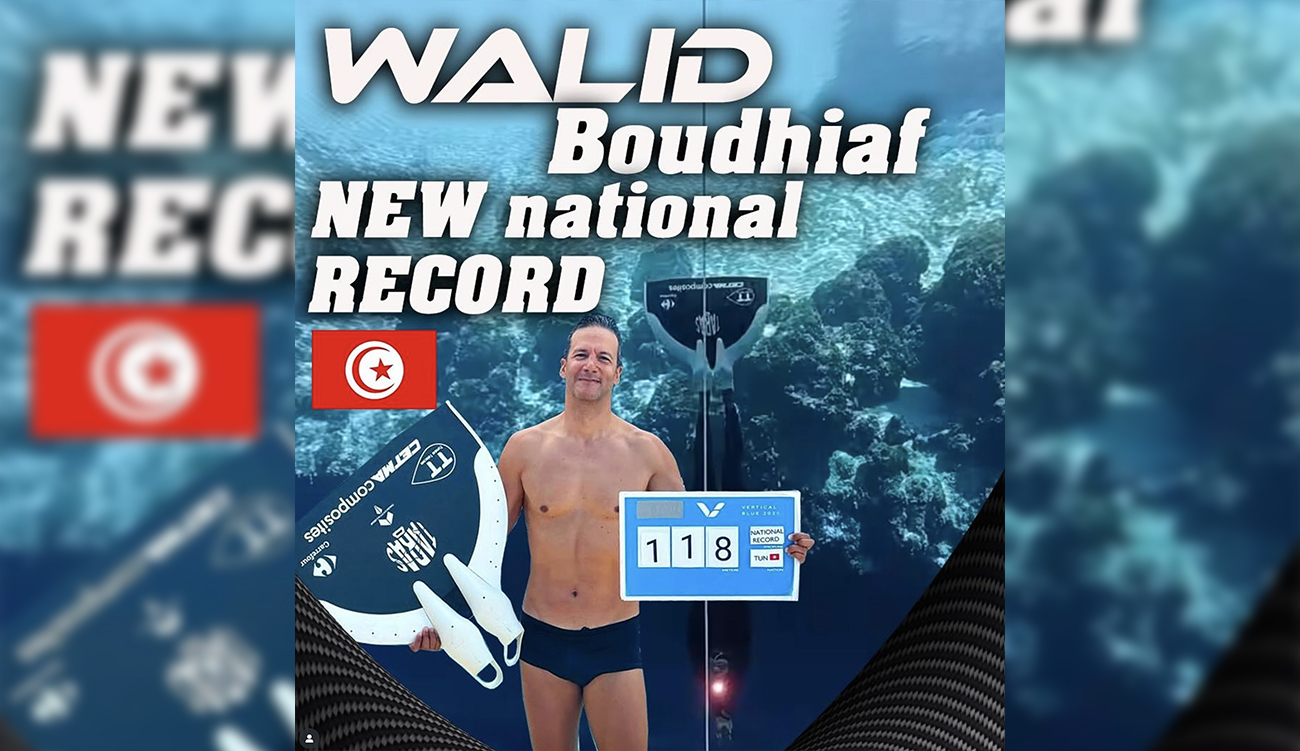Vertical Blue 2025 : Walid Boudhiaf hisse la Tunisie au sommet avec un record à 118 mètres